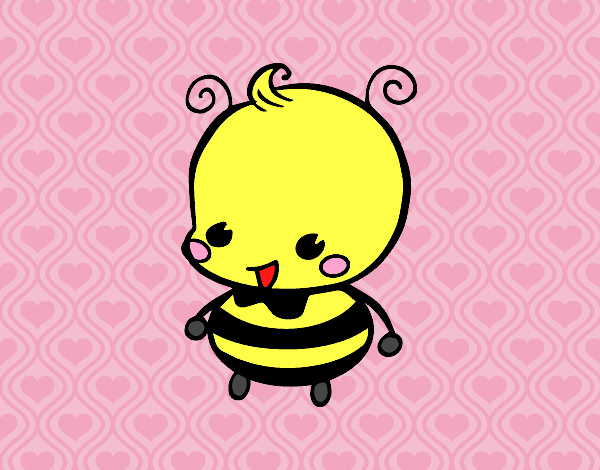 Dibujo Bebé abeja pintado por tilditus
