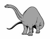 Dibujo Braquiosaurio II pintado por tilditus