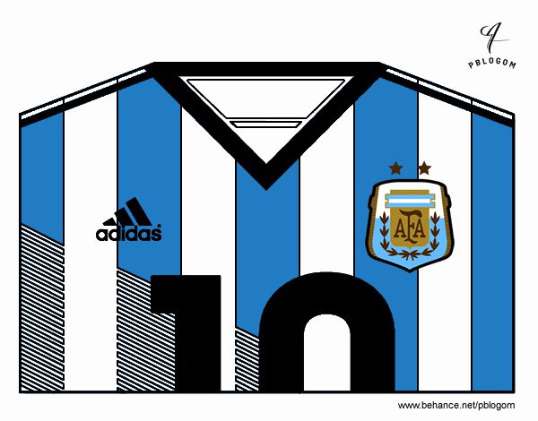 camiseta   de   argentina