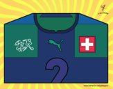 Camiseta del mundial de fútbol 2014 de Suiza