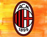 Dibujo Escudo del AC Milan pintado por Jaramill