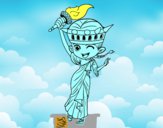Estatua de la libertad manga