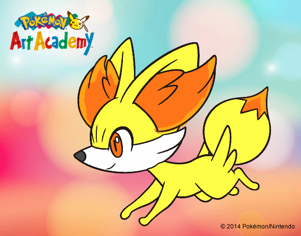 Fennekin corriendo