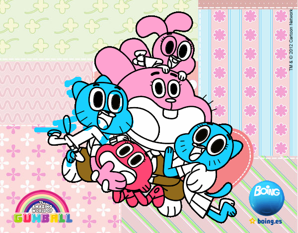 Gumball y amigos contentos