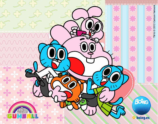 Gumball y amigos contentos