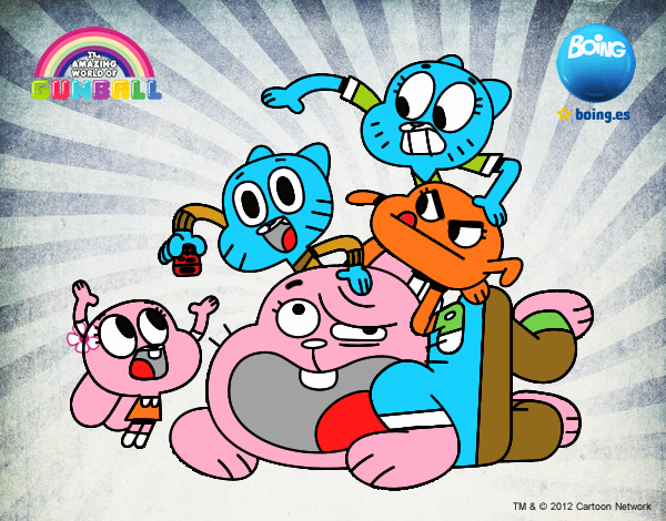 la familia  de gumball