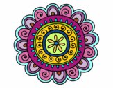 Dibujo Mandala alegre pintado por DRYIM