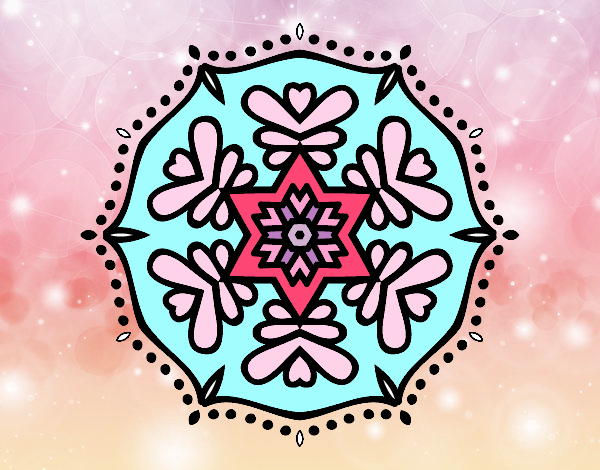 Mandala simétrica