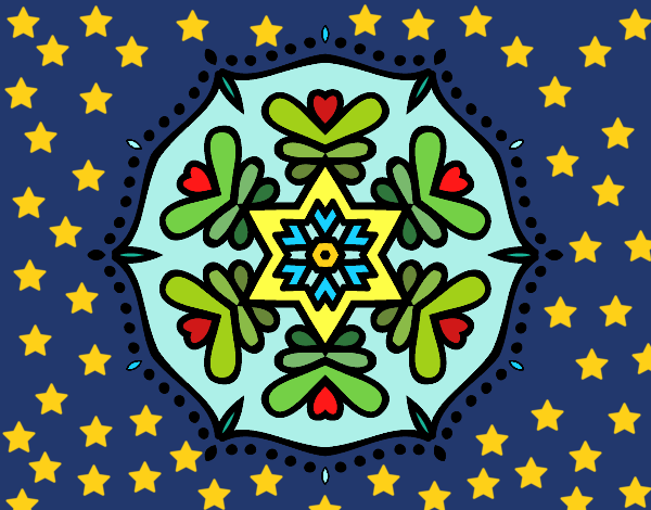 Mandala simétrica