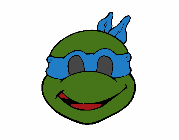 Dibujo Máscara Tortuga ninja pintado por tilditus