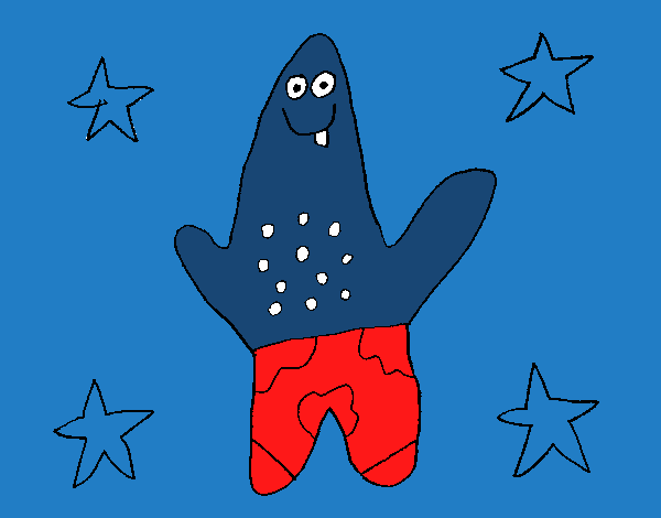 Patricio con estrellas