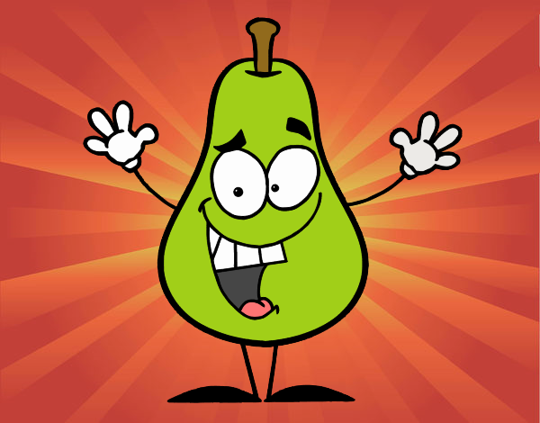 animated pear