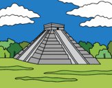 Dibujo Pirámide de Chichén Itzá pintado por ibasro6
