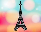 Dibujo Torre Eiffel pintado por Potte