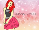 Dibujo Ariana Grande pintado por alexiabeli