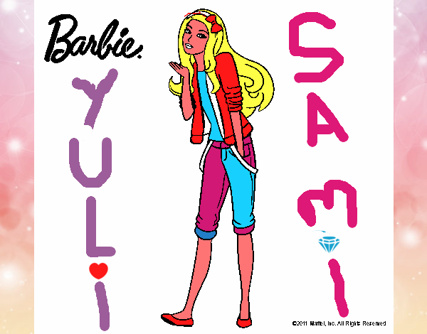 Barbie con look casual