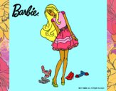 Barbie y su colección de zapatos