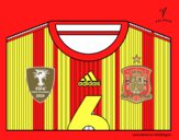 Camiseta del mundial de fútbol 2014 de España