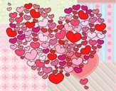 Dibujo Corazón de corazones pintado por nickname23