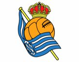 Dibujo Escudo de la Real Sociedad de Fútbol pintado por CR7A