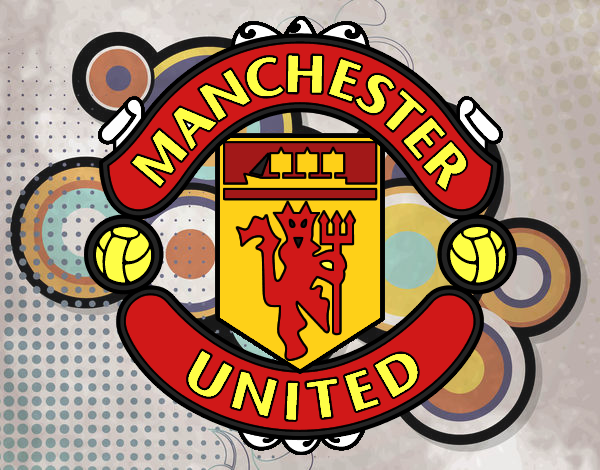 Dibujo Escudo del Manchester United pintado por tilditus