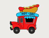 Food truck de perritos calientes