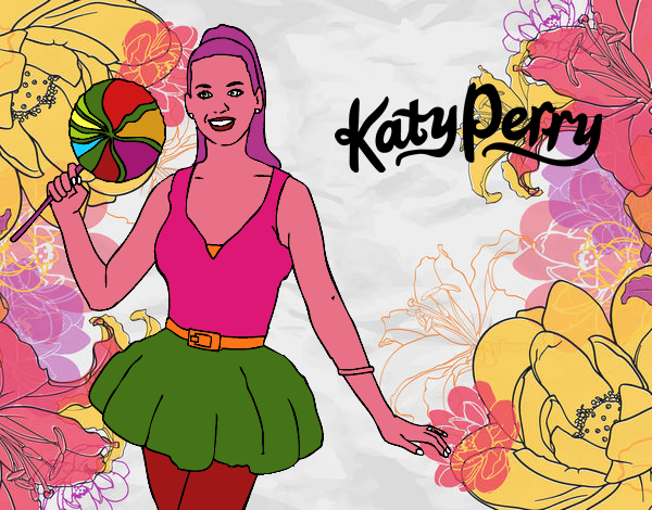 Katy Perry con piruleta