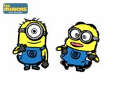 Dibujo Minions - Carl y Dave pintado por RAMI2008