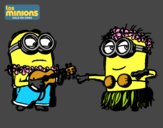 Dibujo Minions - Dave y Phil pintado por RAMI2008