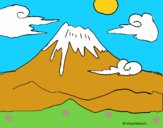 Dibujo Monte Fuji pintado por LunaLunita