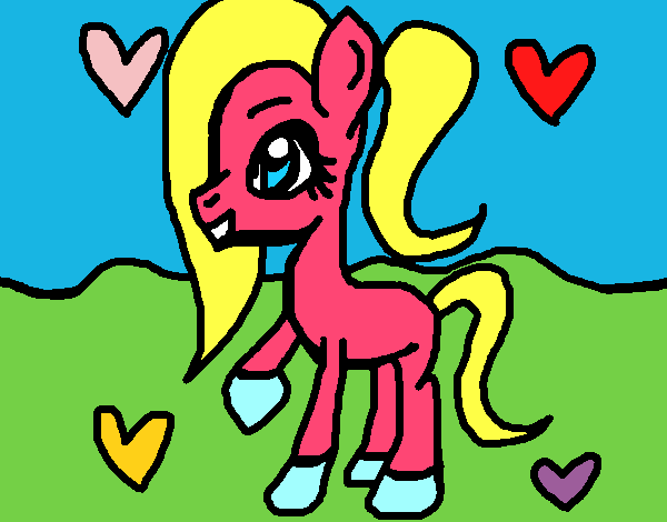 Dibujo My Little Ponytail pintado por Daaf