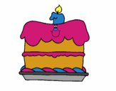 Pastel de cumpleaños