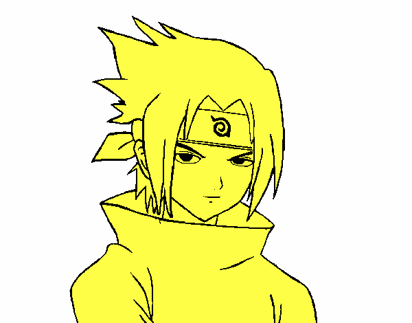 Sasuke enfadado