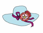 Dibujo Sombrero con flores pintado por susquasim