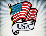 Dibujo Bandera de los Estados Unidos pintado por dallana-12