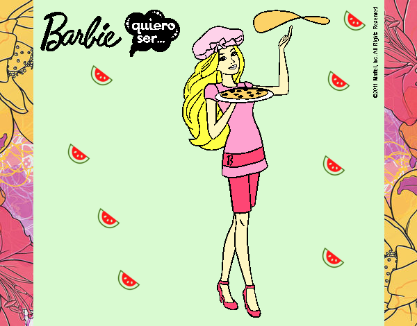 Barbie cocinera