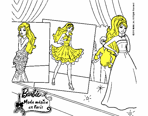 Barbie, desfilando por la pasarela