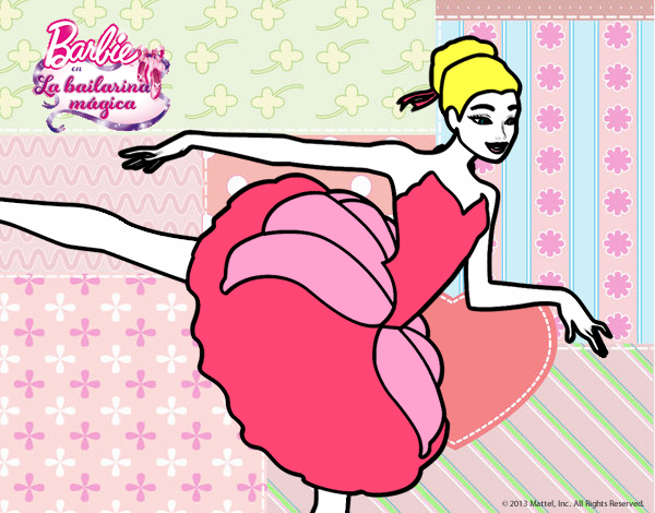 Barbie en primer arabesque