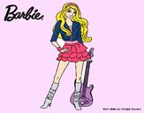 Dibujo Barbie rockera pintado por Potte