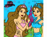 Barbie se despiede de la reina sirena