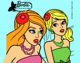 Dibujo Barbie y su amiga 1 pintado por LunaLunita