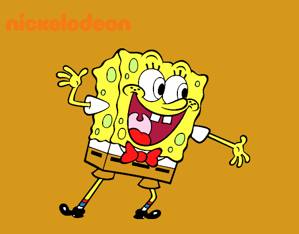 Bob Esponja saludando