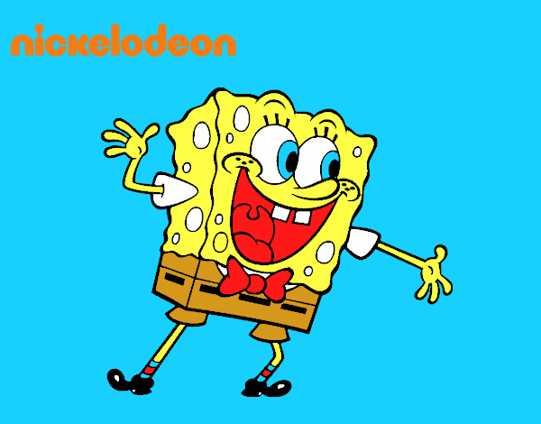 Bob Esponja saludando