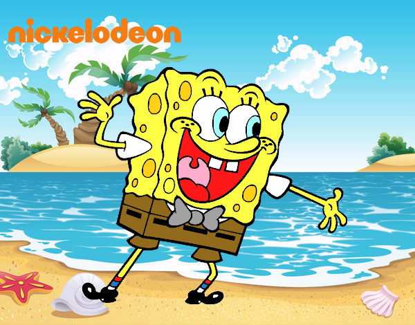 Bob Esponja saludando