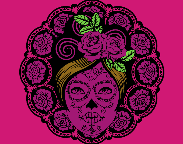 Calavera mejicana femenina