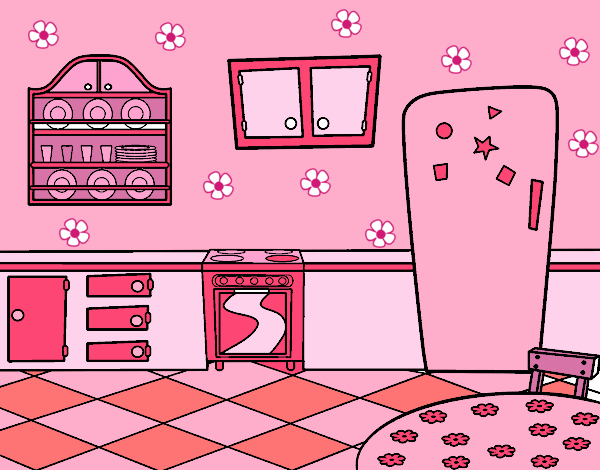 La cocina rosa