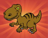 Dinosaurio velociraptor