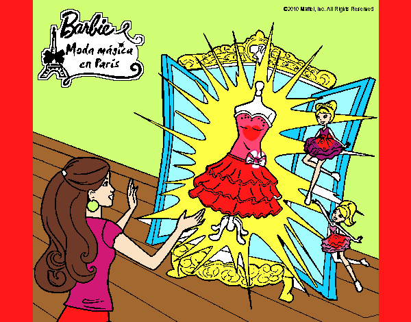 El vestido mágico de Barbie