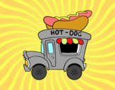 Food truck de perritos calientes