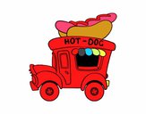 Food truck de perritos calientes